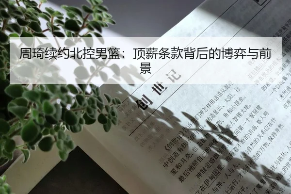 周琦续约北控男篮：顶薪条款背后的博弈与前景